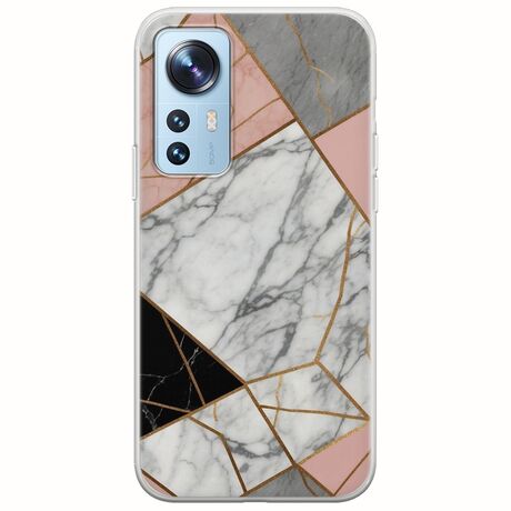 The Marble Collection - Modern Xiaomi 12 / 12X Flexible TPU (Διάφανη Σιλικόνη)