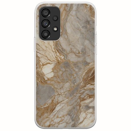 The Marble Collection - Natural Samsung Galaxy A33 5G Flexible TPU (Διάφανη Σιλικόνη)