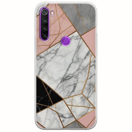 The Marble Collection - Modern Xiaomi Redmi Note 8 2021 Flexible TPU (Διάφανη Σιλικόνη)
