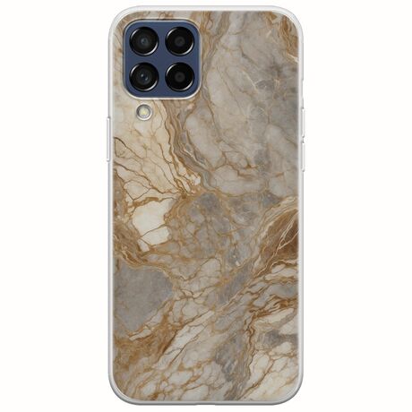 The Marble Collection - Natural Samsung Galaxy M53 5G Flexible TPU (Διάφανη Σιλικόνη)