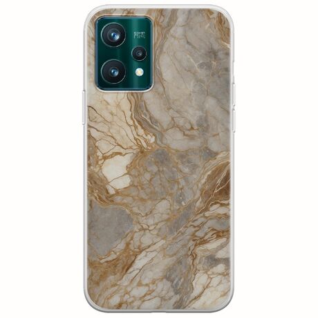 The Marble Collection - Natural Realme 9 5G Flexible TPU (Διάφανη Σιλικόνη)