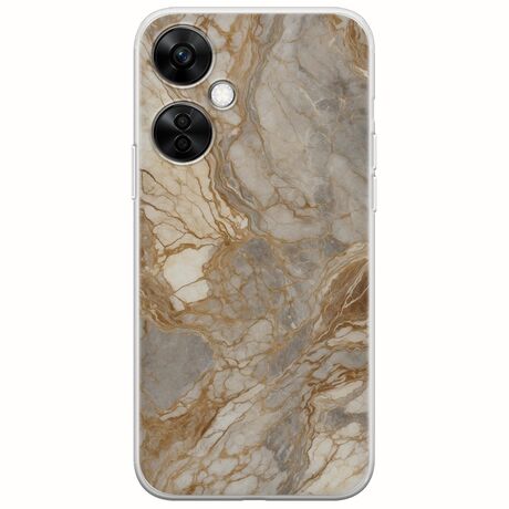 The Marble Collection - Natural OnePlus Nord CE 3 Lite 5G Flexible TPU (Διάφανη Σιλικόνη)