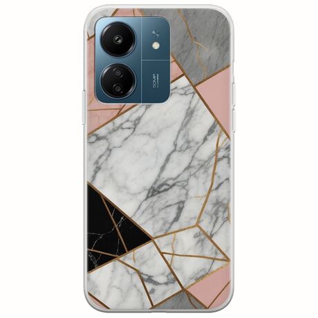 The Marble Collection - Modern Xiaomi Poco C65 Flexible TPU (Διάφανη Σιλικόνη)