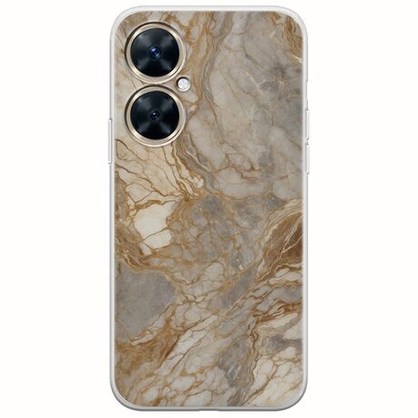 The Marble Collection - Natural Huawei Nova 11i Flexible TPU (Διάφανη Σιλικόνη)