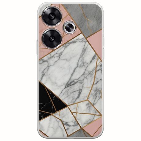 The Marble Collection - Modern Xiaomi Poco F6 5G Flexible TPU (Διάφανη Σιλικόνη)