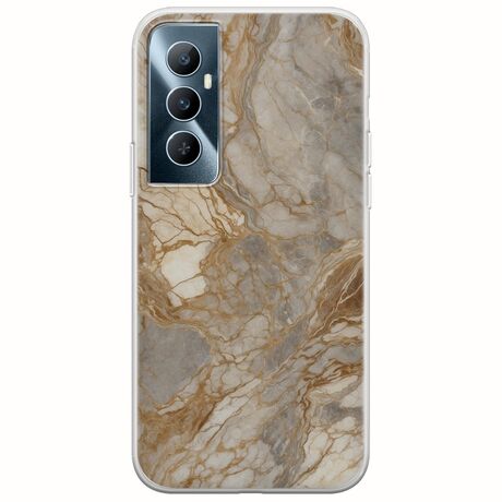 The Marble Collection - Natural Realme C65 4G Flexible TPU (Διάφανη Σιλικόνη)