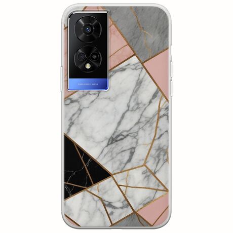 The Marble Collection - Modern TCL 50 5G Flexible TPU (Διάφανη Σιλικόνη)