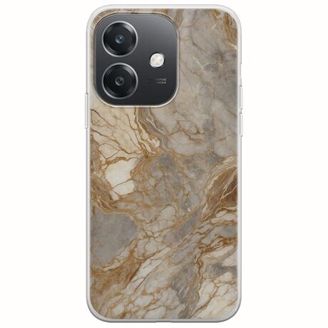 The Marble Collection - Natural Oppo A60 5G Flexible TPU (Διάφανη Σιλικόνη)