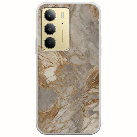 The Marble Collection - Natural Realme 14x 5G Flexible TPU (Διάφανη Σιλικόνη)