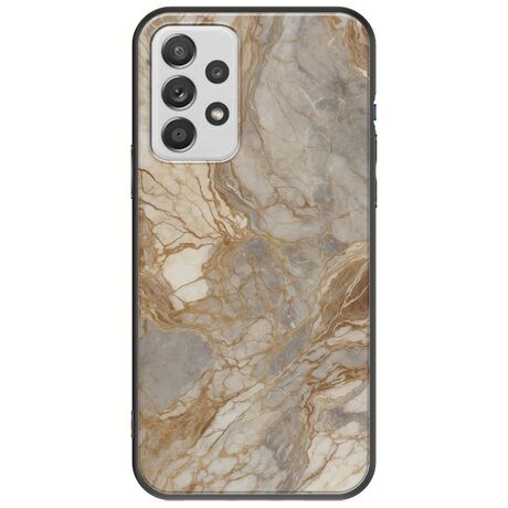 The Marble Collection - Natural Samsung Galaxy A32 5G Black TPU (Μαύρη Σιλικόνη)