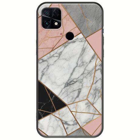 The Marble Collection - Modern Xiaomi Poco C40 Black TPU (Μαύρη Σιλικόνη)