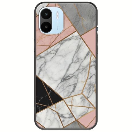 The Marble Collection - Modern Xiaomi Redmi A1 Black TPU (Μαύρη Σιλικόνη)