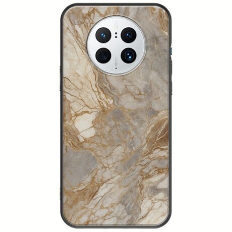 The Marble Collection - Natural Huawei Mate 50 Pro Black TPU (Μαύρη Σιλικόνη)