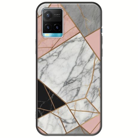 The Marble Collection - Modern Vivo Y21s Black TPU (Μαύρη Σιλικόνη)