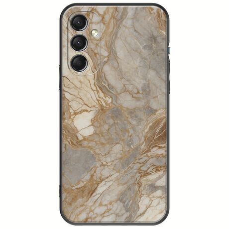 The Marble Collection - Natural Samsung Galaxy M34 5G Black TPU (Μαύρη Σιλικόνη)