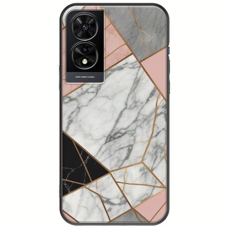 The Marble Collection - Modern TCL 505 Black TPU (Μαύρη Σιλικόνη)
