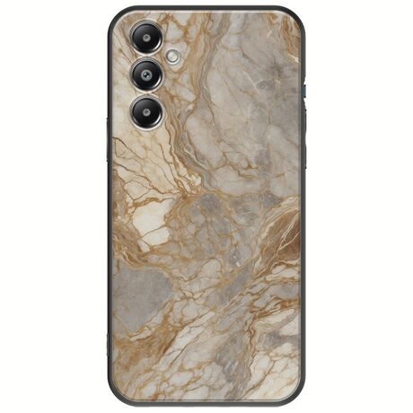 The Marble Collection - Natural Samsung Galaxy M35 5G Black TPU (Μαύρη Σιλικόνη)