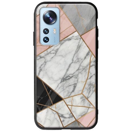 The Marble Collection - Modern Xiaomi 12 / 12X Groove TPU (Tempered Glass και TPU)
