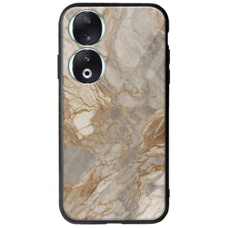 The Marble Collection - Natural Honor 90 5G Groove TPU (Tempered Glass και TPU)