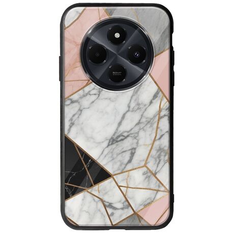 The Marble Collection - Modern Xiaomi Redmi 14C Groove TPU (Tempered Glass και TPU)