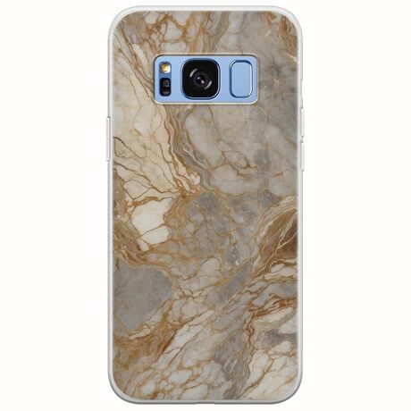 The Marble Collection - Natural Samsung Galaxy S8 Plus Flexible TPU (Διάφανη Σιλικόνη)