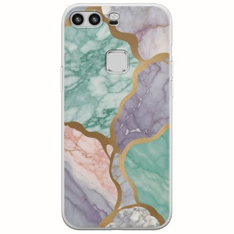 The Marble Collection - Pastel Huawei P9 Lite Flexible TPU (Διάφανη Σιλικόνη)