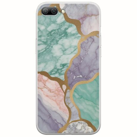 The Marble Collection - Pastel Huawei Honor 10 Flexible TPU (Διάφανη Σιλικόνη)