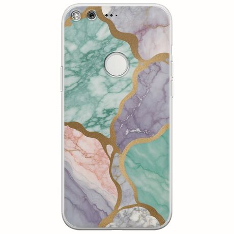 The Marble Collection - Pastel Google Pixel Flexible TPU (Διάφανη Σιλικόνη)