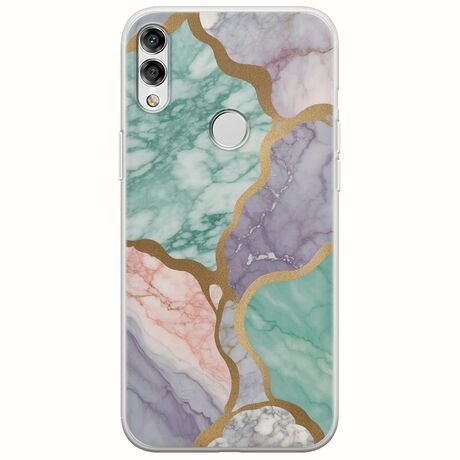 The Marble Collection - Pastel Huawei Honor 10 Lite Flexible TPU (Διάφανη Σιλικόνη)
