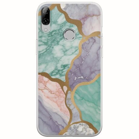 The Marble Collection - Pastel Huawei Honor Play Flexible TPU (Διάφανη Σιλικόνη)