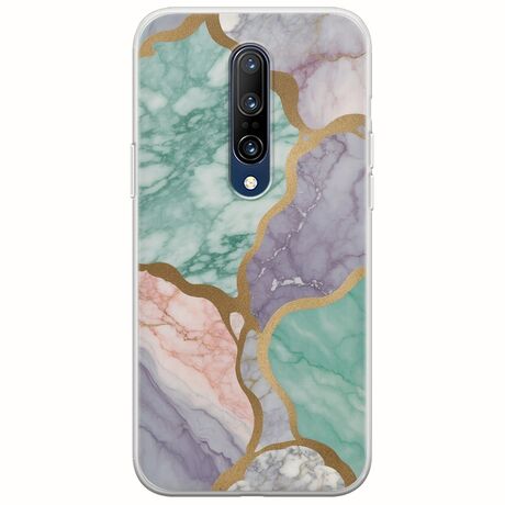 The Marble Collection - Pastel OnePlus 7 Pro Flexible TPU (Διάφανη Σιλικόνη)