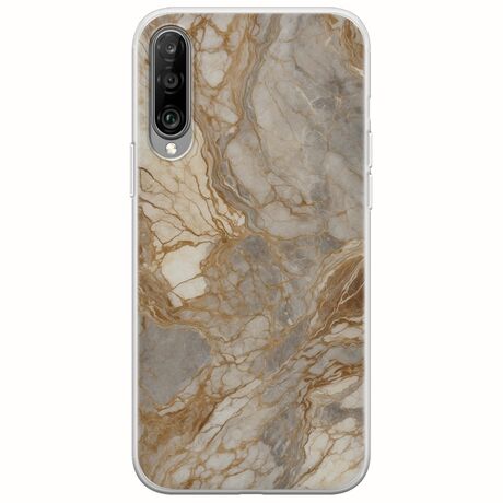 The Marble Collection - Natural Xiaomi Mi A3 Flexible TPU (Διάφανη Σιλικόνη)