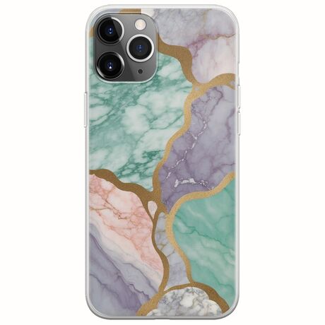 The Marble Collection - Pastel iPhone 11 Pro Max Flexible TPU (Διάφανη Σιλικόνη)