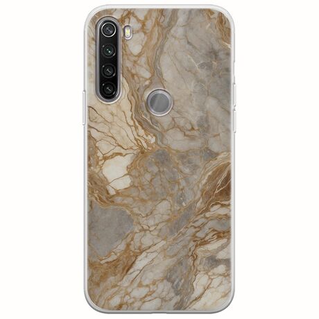 The Marble Collection - Natural Xiaomi Redmi Note 8T Flexible TPU (Διάφανη Σιλικόνη)