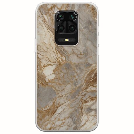 The Marble Collection - Natural Xiaomi Redmi Note 9S / 9 Pro / 9 Pro Max Flexible TPU (Διάφανη Σιλικόνη)