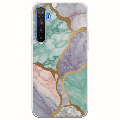 The Marble Collection - Pastel Realme 6 Pro Flexible TPU (Διάφανη Σιλικόνη)