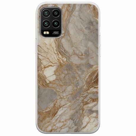 The Marble Collection - Natural Xiaomi Mi 10 Lite Flexible TPU (Διάφανη Σιλικόνη)