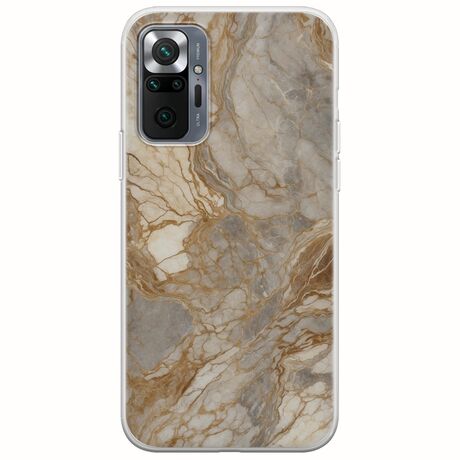 The Marble Collection - Natural Xiaomi Redmi Note 10 Pro / 10 Pro Max Flexible TPU (Διάφανη Σιλικόνη)
