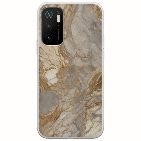 The Marble Collection - Natural Xiaomi Poco M3 Pro 5G Flexible TPU (Διάφανη Σιλικόνη)