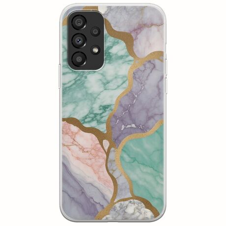 The Marble Collection - Pastel Samsung Galaxy A33 5G Flexible TPU (Διάφανη Σιλικόνη)