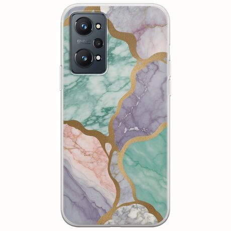 The Marble Collection - Pastel Realme GT 2 5G Flexible TPU (Διάφανη Σιλικόνη)