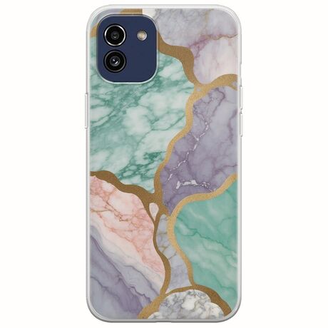 The Marble Collection - Pastel Samsung Galaxy A03 Flexible TPU (Διάφανη Σιλικόνη)