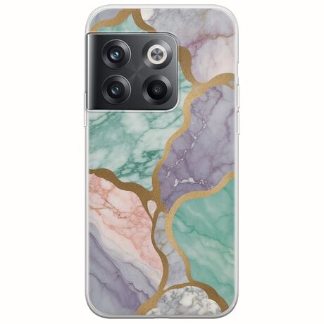 The Marble Collection - Pastel OnePlus 10T 5G Flexible TPU (Διάφανη Σιλικόνη)