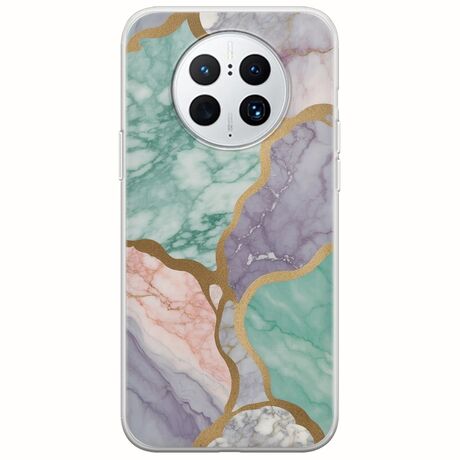 The Marble Collection - Pastel Huawei Mate 50 Pro Flexible TPU (Διάφανη Σιλικόνη)