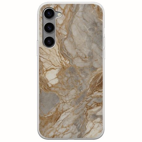 The Marble Collection - Natural Samsung Galaxy S23 Plus 5G Flexible TPU (Διάφανη Σιλικόνη)