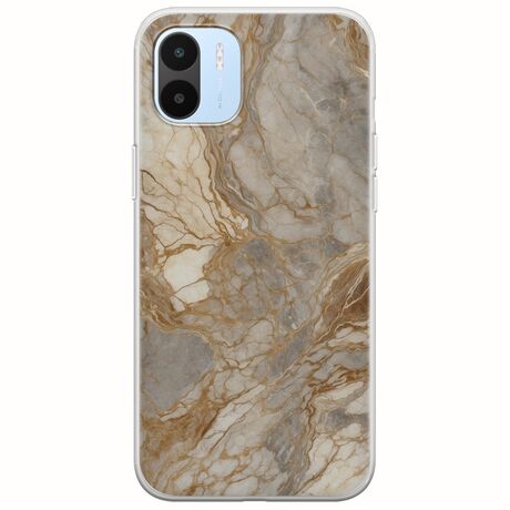 The Marble Collection - Natural Xiaomi Redmi A2 Flexible TPU (Διάφανη Σιλικόνη)