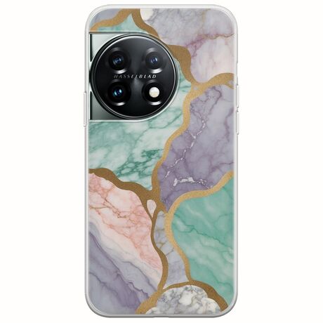 The Marble Collection - Pastel OnePlus 11 5G Flexible TPU (Διάφανη Σιλικόνη)