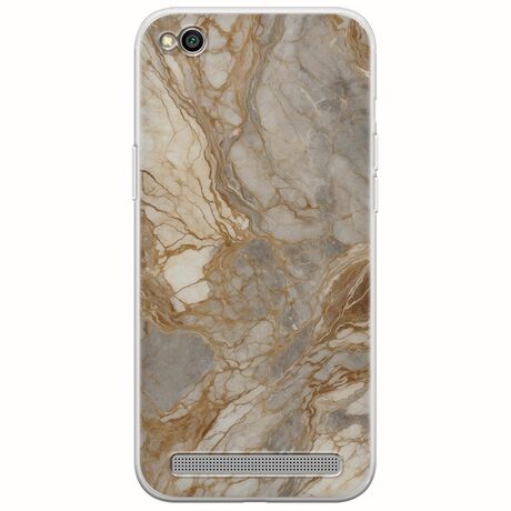 The Marble Collection - Natural Xiaomi Redmi 5A Flexible TPU (Διάφανη Σιλικόνη)