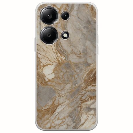 The Marble Collection - Natural Xiaomi Redmi Note 13 Pro 4G Flexible TPU (Διάφανη Σιλικόνη)