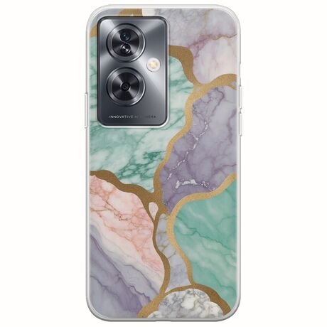 The Marble Collection - Pastel Oppo A79 5G Flexible TPU (Διάφανη Σιλικόνη)